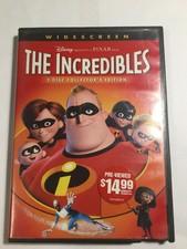 The Incredibles (Disney Pixar 2-disc Dvd Set, 2003) Widescreen, with Inserts