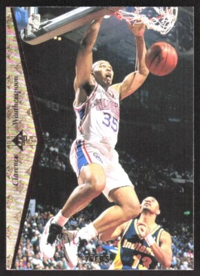 CLARENCE WEATHERSPOON 1995-96 UPPER DECK #126 PHILADELPHIA 76ERS - Image 1 of 2