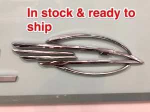 GENUINE CHAPARRAL BIRD HEAD LOGO CHROME 9.5 X 3" 14-00147 - Picture 1 of 6