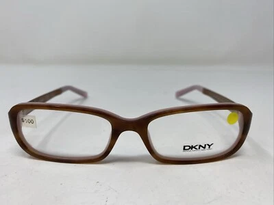 Marco de gafas de borde completo marrón claro/rosa DKNY DY 4595 3410 50-16-130 FG56 Foto 1 de 4
