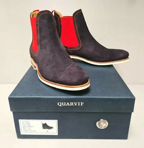 QUARVIF ~ Chelseaboots / Chelsea-Boots ~ Veloursleder ~ blue ~ EU 41 / UK 7  NEU - Bild 1 von 12