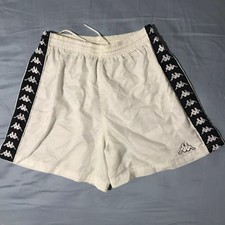 Vintage Kappa Gara Shorts White Size M