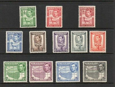 SOMALILAND PROTECTORATE SG 93-104 GVI M/M - Image 1 of 2