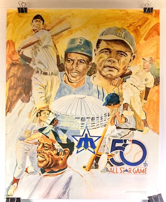 1979 MLB All Star Game Program 50th ASG Seattle Mariners Kingdome Vintage HOF - Image 1 of 4