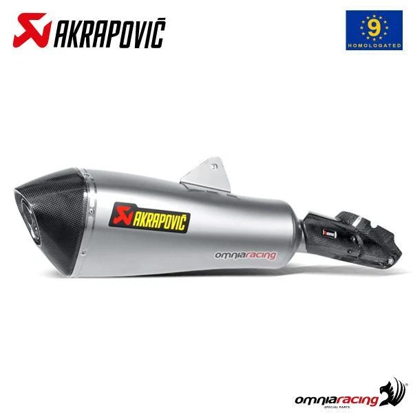 Escape Akrapovic homologado titanio deslizable BMW R1200RT 2014-2016 Foto 1 de 4