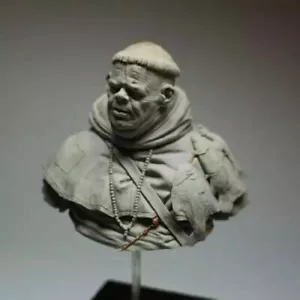 1/10 BUST Harzfigur Modellbausatz Mönch Mönch des Mittelalters unbemalt - Bild 1 von 12