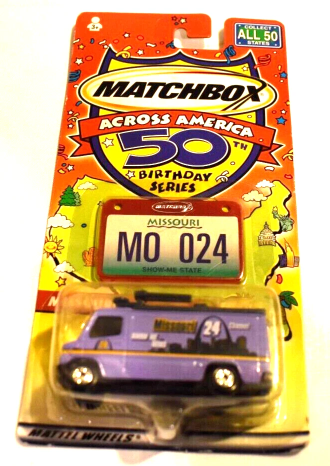 Matchbox Across America 50th Birthday Series Missouri TV News Van 2001 - Изображение 1 из 4