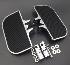 Chrome Mini Floorboards For Harley Electra Glide/Softail / Sportster 1200 883 - Picture 1 of 7