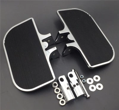 Chrome Mini Floorboards For Harley Electra Glide/Softail / Sportster 1200 883 - Image 1 of 4