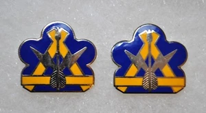 Vietnam Era 269th Aviation Bn. DUI (par) - "Dinamarca, Nueva York." / embrague trasero - Imagen 1 de 2