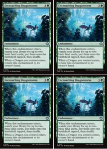MTG - 4x ENCROACHING DRAGONSTORM - Tarkir Dragonstorm (U) - Picture 1 of 1