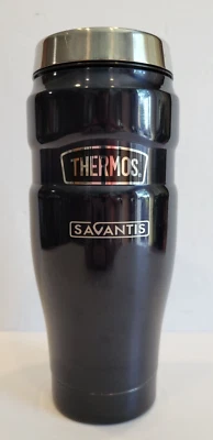 Thermos Stainless Steel Travel Tumbler, 16 oz - Midnight Blue(SK1005MBTRI4) New - Image 1 of 4