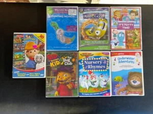 7 CHILDRENS DVD MOVIES STORIES, NURSERY RHYMES & EDUCATIONAL & DEVELOPMENTAL - Imagen 1 de 1