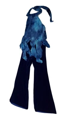 Hecho en EE. UU. Galería de Disfraces Disco Mono Azul Pequeño Juegos con disfraces Niña Baile Años 60 70 Foto 1 de 4