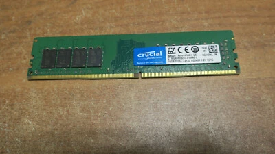 Crucial 16GB Single DDR4 2133 MT/s (PC4-17000) DIMM 288-Pin Memory - CT16G4DFD82 - Image 1 of 3