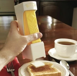 Stick Butter/Cheese Cutter Slicer Hand Click Blade Dispenser Container Easy Use - Picture 1 of 4