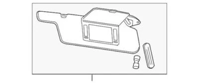 Genuine Ford Mercury 2003-2005 Grand Marquis Marauder Sun-Visor 4W7Z-5404105-DAD - Image 1 of 2