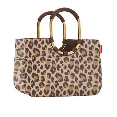 reisenthel® Einkaufskorb loopshopper L frame LEO MACCHIATO Kunstfaser leo...