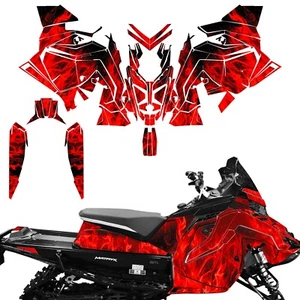 SLED Graphics Decals StickerS For Polaris Matryx Indy Assault 2020 ICEFLAMES R - Picture 1 of 3
