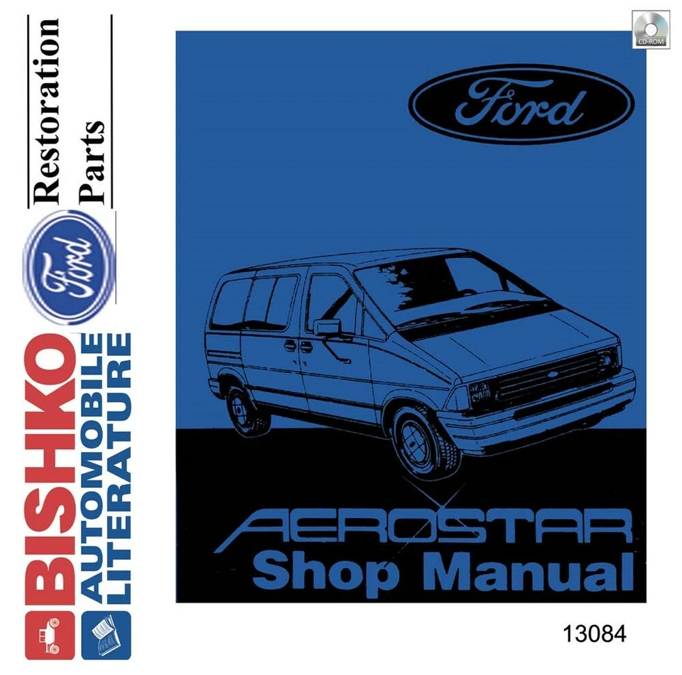 Ford Aerostar 1987 manual de reparación de taller CD Foto 1 de 1