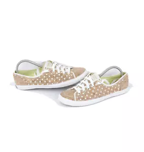 Zapatos deportivos Keds para mujer talla 9,5 con estampado de lunares de corcho marrón con cordones - Imagen 1 de 10