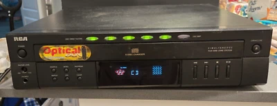 RCA RP-8075RS 5-Disc Carousel CD Player Changer No Remote For parts Read descrip - Image 1 of 4