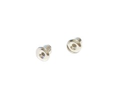 5.10mm aluminium silicon rubber 1 pair earring studs back any earring