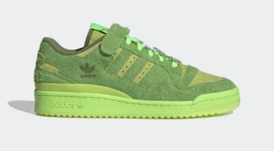 ADIDAS FORUM LOW THE GRINCH GREEN SNEAKERS Mens US 11 MEN New On Hand HP6772 - Image 1 of 4