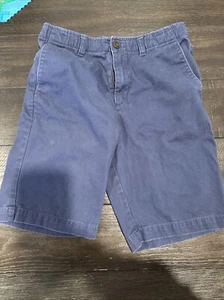 Lands' End Boys Cotton Chino Shorts Classic Navy 16 Baumwolle - Picture 1 of 7