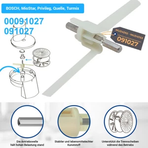 Continuous Shredder Replacement Driver for Bosch 091027 MUM4 MUM8 MUZ8DS1 MUZ4DS2 - Picture 1 of 14