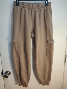Hollister Tan Sweatpants Ultra High-Rise Women's Medium FUC - Picture 1 of 5