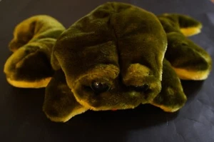 DE COLECCIÓN 1978 ANIMAL EXPRESS RANA MARIONETA DE MANO 18" PELUCHE - Imagen 1 de 7