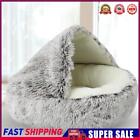 Cat House All Seasons Cat Sleep Bag Warm Basket Soft Cushion (Coffee 50*50cm)