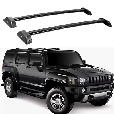2PCS Crossbar Cross Bar Fits For Hummer H3 2006-2010 Roof Rack Luggage Carrier - Image 1 of 4