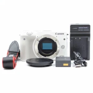 CANON EOS M3 24.2MP White Digital Camera Body Only Good Condition Tested - Picture 1 of 9