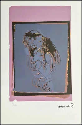 ANDY WARHOL * Mother Monkey with.,*signed lithograph*Kunstdruck*limited # 90/100 - Bild 1 von 4