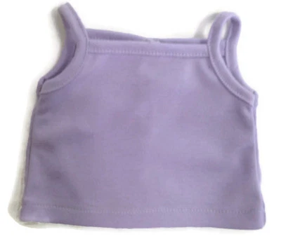 DORI'S DOLL BOUTIQUE Lavender Knit Tank Top Shirt Clothes for 18 inch Girl Dolls