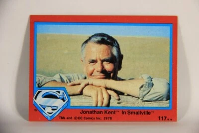 Superman The Movie 1978 Trading Card #117 Jonathan Kent In Smallville L013205 - Image 1 of 2