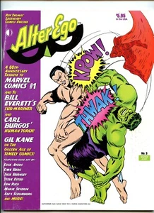 ALTER EGO MAGAZINE #3 TWO MORROWS BILL EVERETT CARL BURGOS GIL KANE DICK AYERS - Imagen 1 de 2