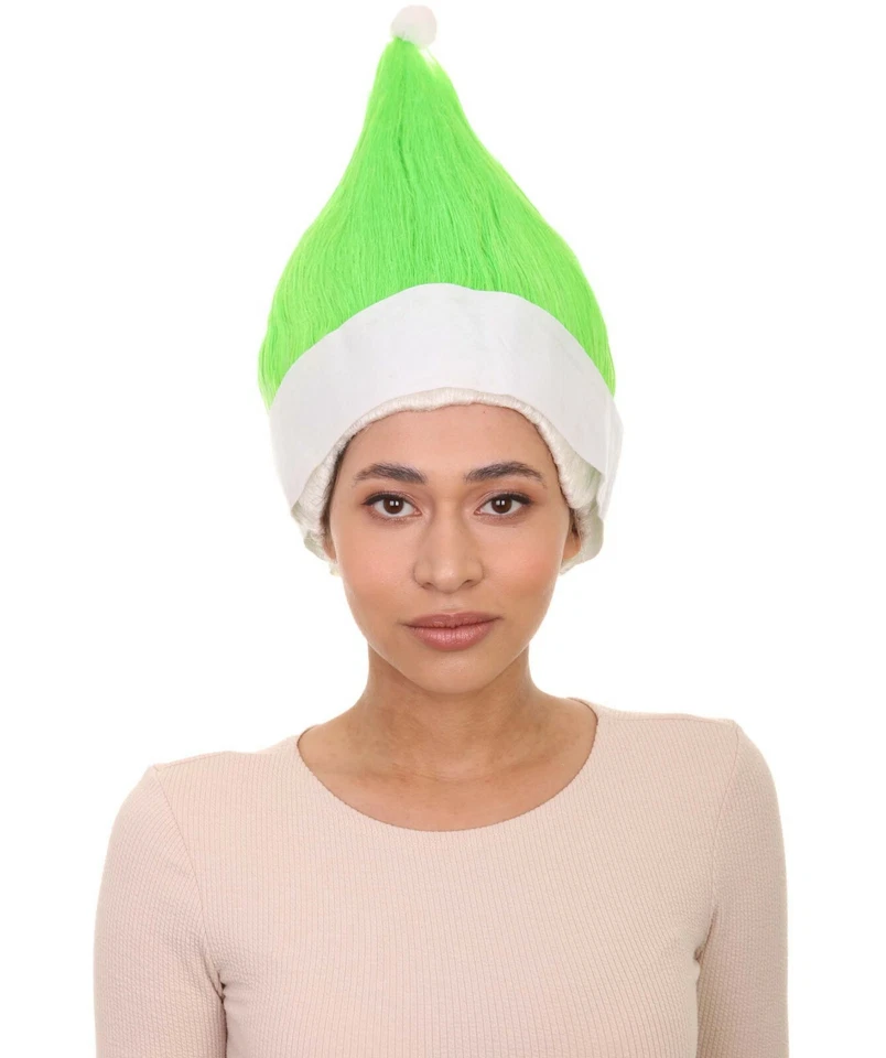 Ayudante de Papá Noel verde lima | Pelucas de Navidad | Gorra transpirable sin tapa HW-2679A Foto 1 de 4