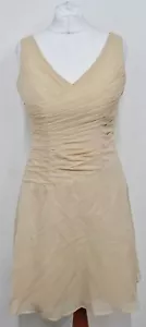 Damen Abendkleid Größe 12 champagnerfarben neu JJs House Abschlussball formell - Bild 1 von 7