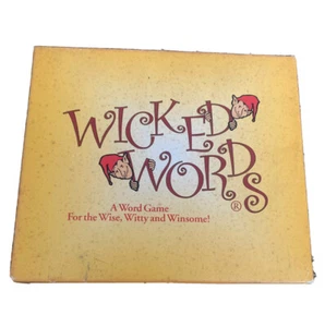 Wicked Words Spiel NEU 2001 Wordnik Kartenspiel für Wise Witty Winsome - Bild 1 von 3