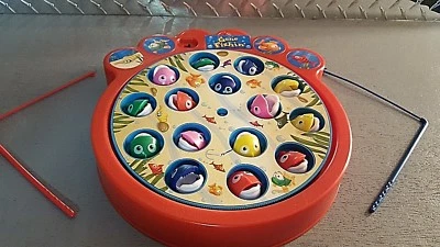 Gone Fishin'-Game Ages 4+*Catch Fish As Board Rotates*2 Fishing Poles-15 Fish - Image 1 of 2