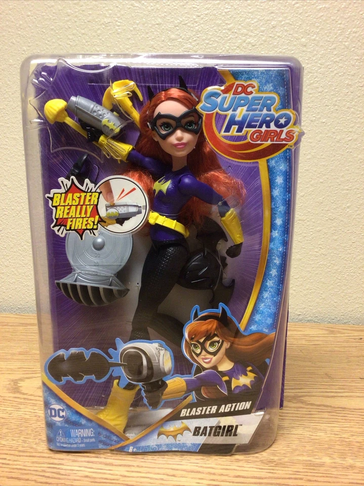 DC Super Hero Girls Blaster Action Batgirl Doll Mattel 7euwzk1