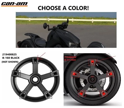 Can-Am Ryker OEM 600/900 EXCEPTO RALLY - Acentos de rueda roja - 219400920 Foto 1 de 4