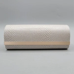 Authentic JIMMY CHOO Snakeskin Pattern Magnetic Snap Eyeglasses Sunglasses Case - Picture 1 of 11