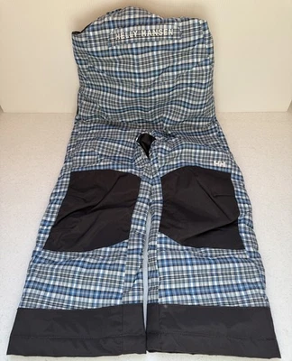 Helly Hansen HH Babero Pantalones de Nieve Snowboard Esquí Invierno Juvenil Talla 116/6 Azul a Cuadros Foto 1 de 4