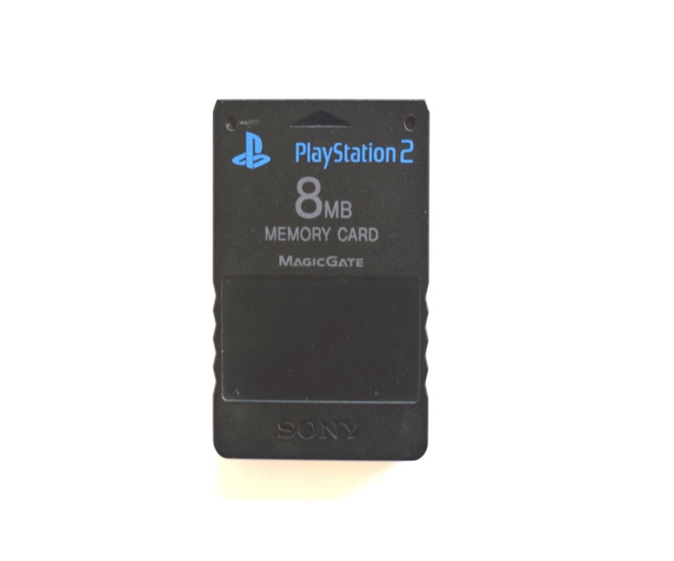 Official Original Genuine Sony PS2 Playstation 2 8MB Memory Card Black - Image 1 of 1