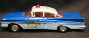Chevrolet Bel Air Policia 1959 coche de policía 1:34 diecast Buby Argentina 51/4" - Imagen 1 de 7