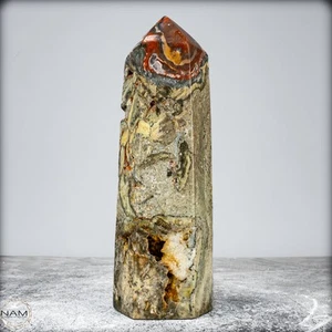 Natürlicher Achat-Kristall Obelisk aus Indonesien, selten - 1050,61g - Bild 1 von 7